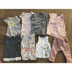 Mooi pakket meisjes kleding maat 74 (13 stuks)!