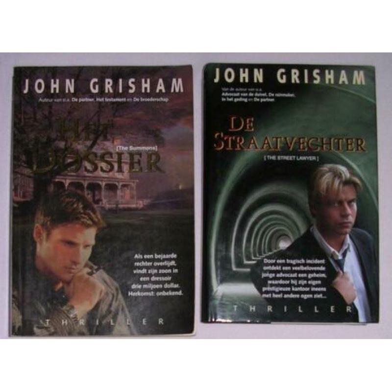 6 Boeken Evans,Shaw,Clive Cussler,2x Grisham,Brian Freeman.