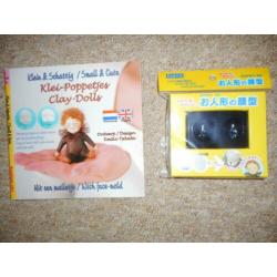 Kleipoppetjes klein en schattig boek + vorm