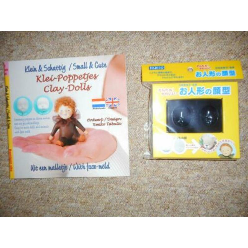 Kleipoppetjes klein en schattig boek + vorm