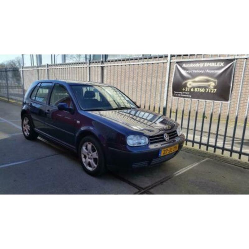 Volkswagen Golf 1.6 77KW 2002 Blauw/Airco/Nwe APK