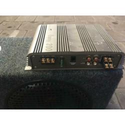 Super kenwood bass box met becker versterker