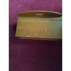 Houten dozen met klep jaren ' 70 samen voor € 12,50
