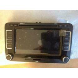 Skoda RNS 510 navigatie front met diplay + sd kaart lezer