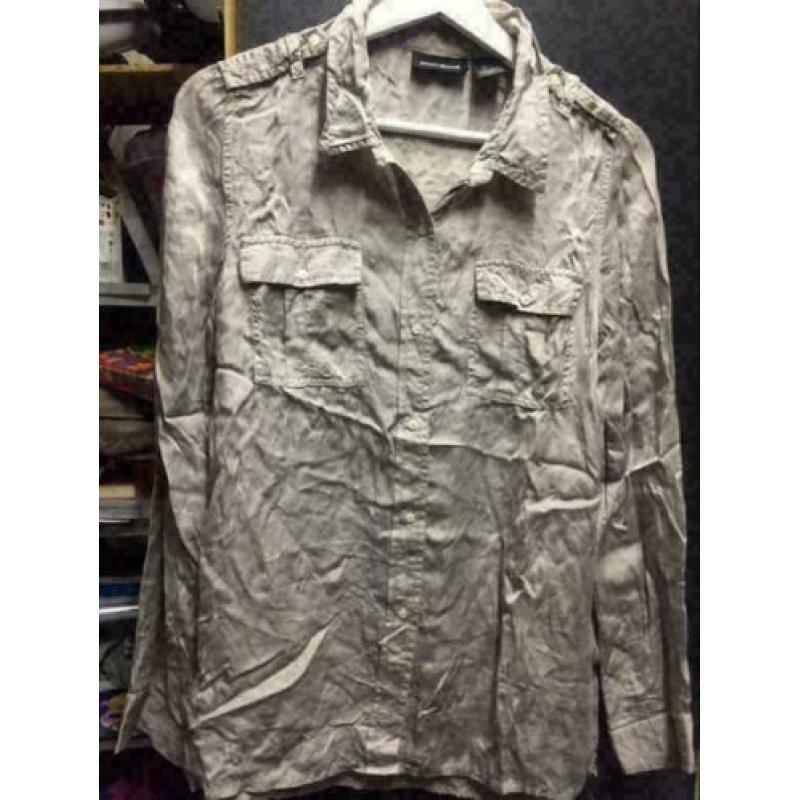 Dkny satin blouse, maat: m