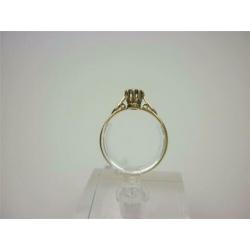 Ring goud met 0.10K diamant / Z6244