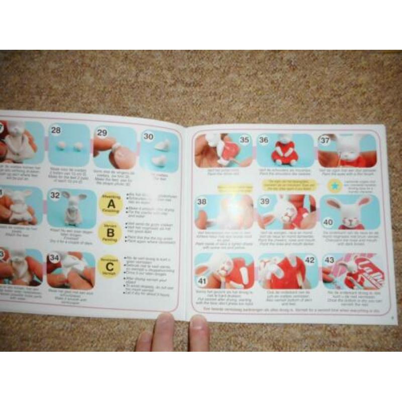 Kleipoppetjes klein en schattig boek + vorm