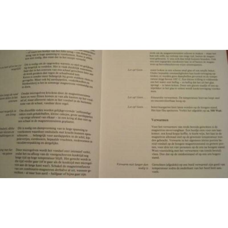 Het kookboek voor combinatie magnetrons