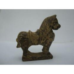 Mooi paardenbeeldje van oude Chinese jade.5005#