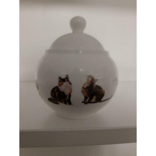 Francine poezen-katten suikerpotje