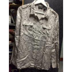 Dkny satin blouse, maat: m