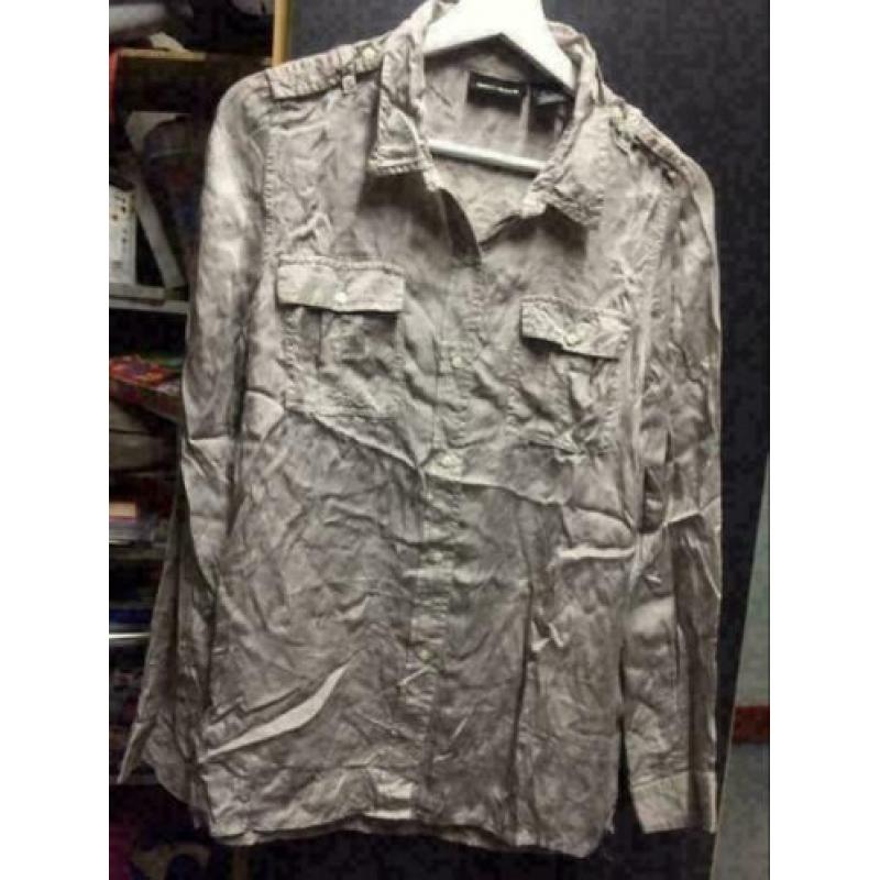 Dkny satin blouse, maat: m