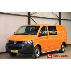 Volkswagen Transporter 2.0 TDI 114PK L2H1 DC Oranje Airco DU