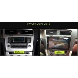 navigatie vw golf 7 bouwjaar 2015 carkit android 9 usb dab+