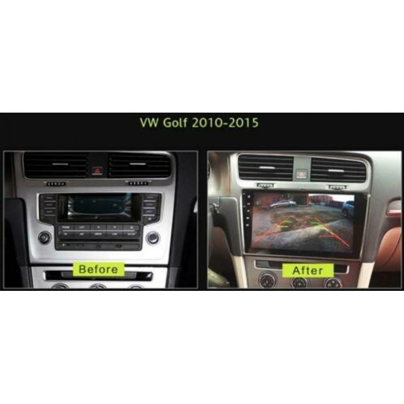 navigatie vw golf 7 bouwjaar 2015 carkit android 9 usb dab+