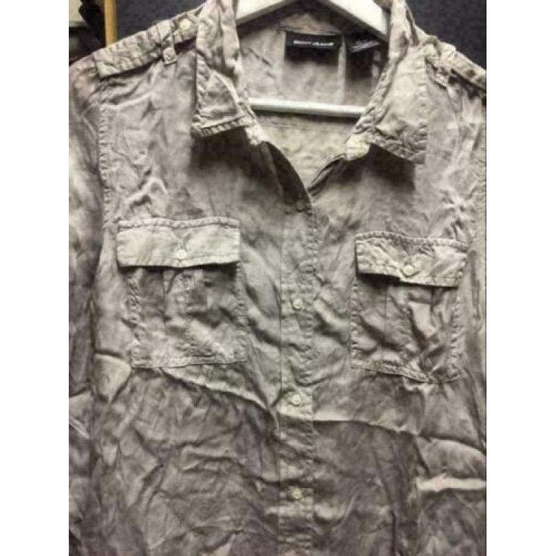 Dkny satin blouse, maat: m