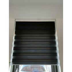 Roljaloezie zwart, 4 stuks in diverse maten