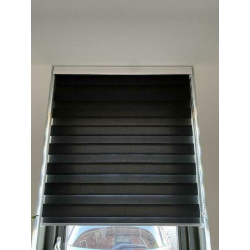 Roljaloezie zwart, 4 stuks in diverse maten