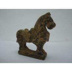 Mooi paardenbeeldje van oude Chinese jade.5005#