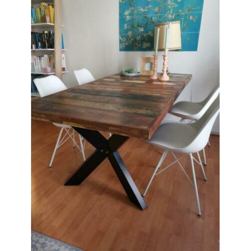 Eettafel 180 x 90 sloophout