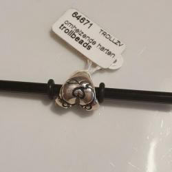 Trollbeads bedel Omhelzende harten (nieuw, zilver)