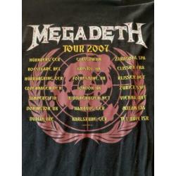Vintage tourshirt Megadeth - Held hostage by oil for blood