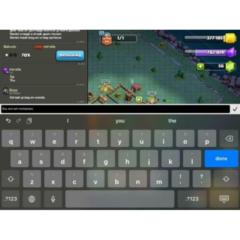 Clash of clans account