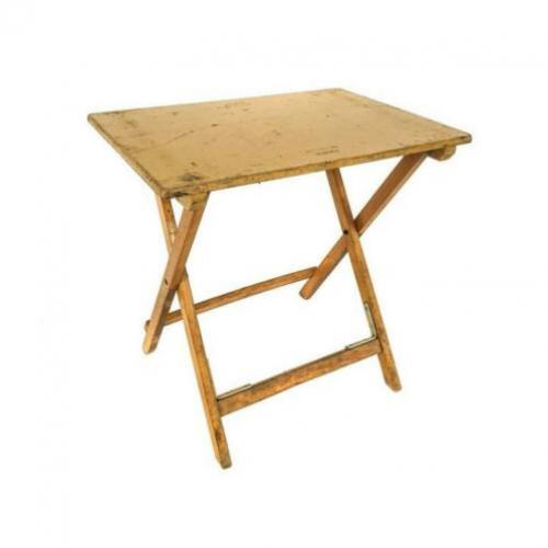 185 x Stokkum bistro tafels, vintage klaptafels hout. 777