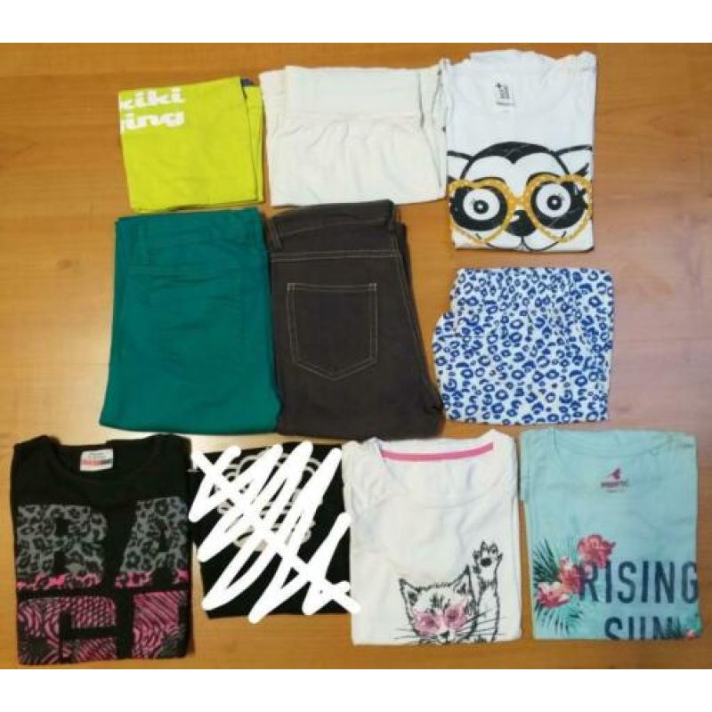 Roze shirt flamingo 146/152.