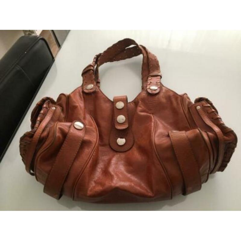 Chloé Silverado leren handtas, schoudertas, bohoo