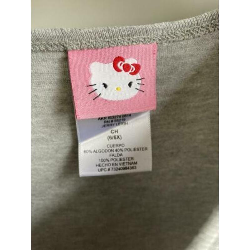 Hallo kitty tule jurkje mt 110/116 zgan
