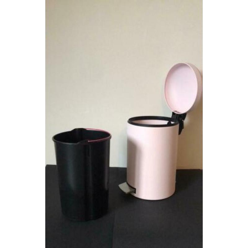 Brabantia Prullenbak - Retro Bin - 12 liter C - Pastelroze