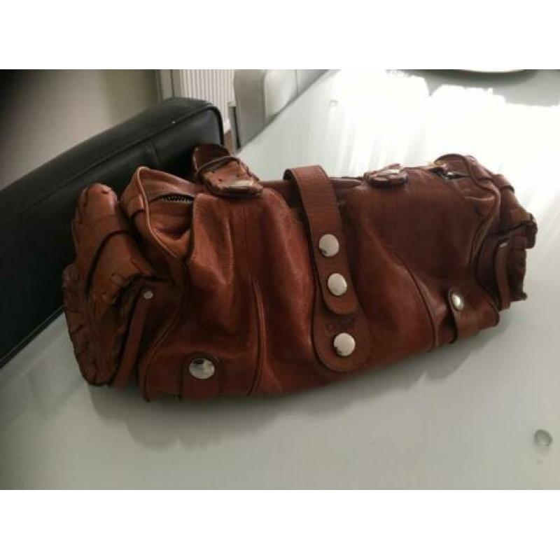 Chloé Silverado leren handtas, schoudertas, bohoo