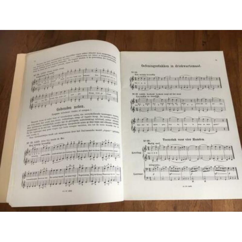 Net Piano muziekboek