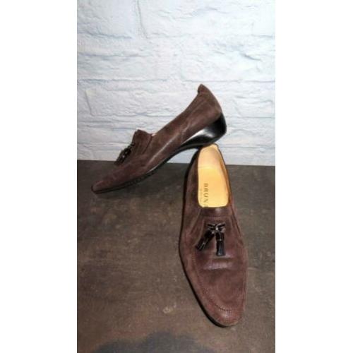 BRUNATE soepele leren schoenen-instappers 38