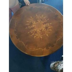 antieke houten salontafel