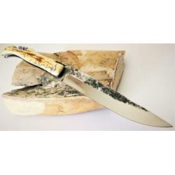 Nw Laguiole Mes, Zakmes DAVID DAUVILLAIRE Ivoir Mammoet 22cm