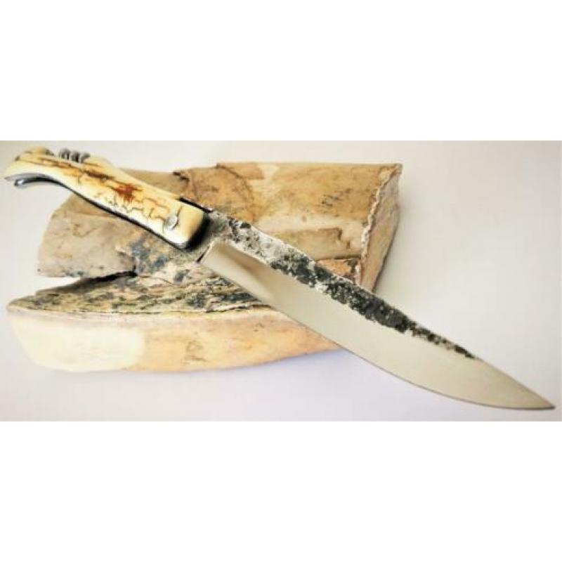 Nw Laguiole Mes, Zakmes DAVID DAUVILLAIRE Ivoir Mammoet 22cm
