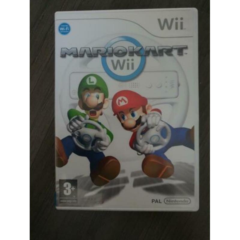 Nintendo WII met aantal spellen