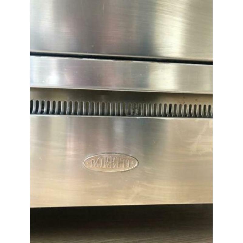 Boretti gasfornuis met elektrische oven