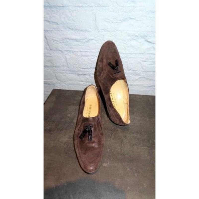 BRUNATE soepele leren schoenen-instappers 38