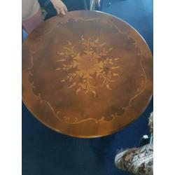 antieke houten salontafel