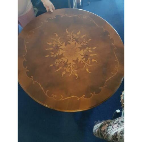antieke houten salontafel