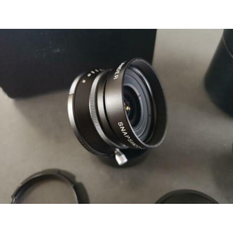 Voigtlander Snapshot-Skopar 25 mm F4 MC Black NOS o.a. Leica