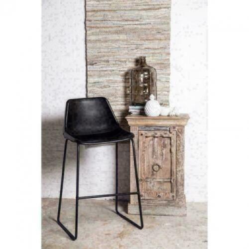 Barstoel la sol zwart leer nu 149€ Giga meubel