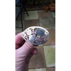 grote oudhollandse zilveren tulpen broche