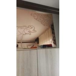 Spiegel bronskleur 1m×150
