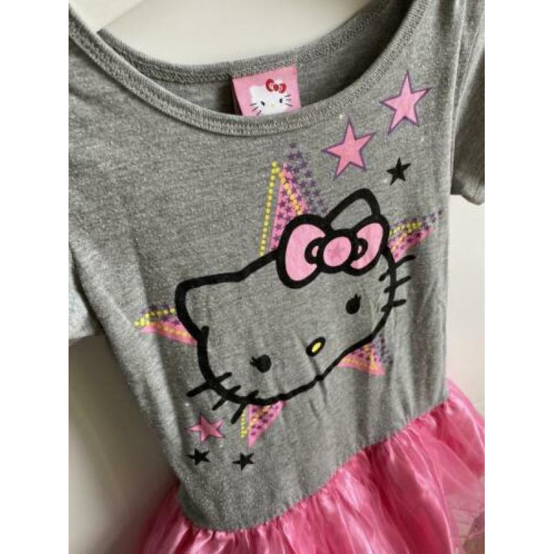 Hallo kitty tule jurkje mt 110/116 zgan
