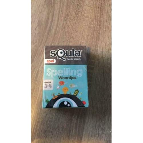 Squla spelling woordjes kaart spel nieuw!!