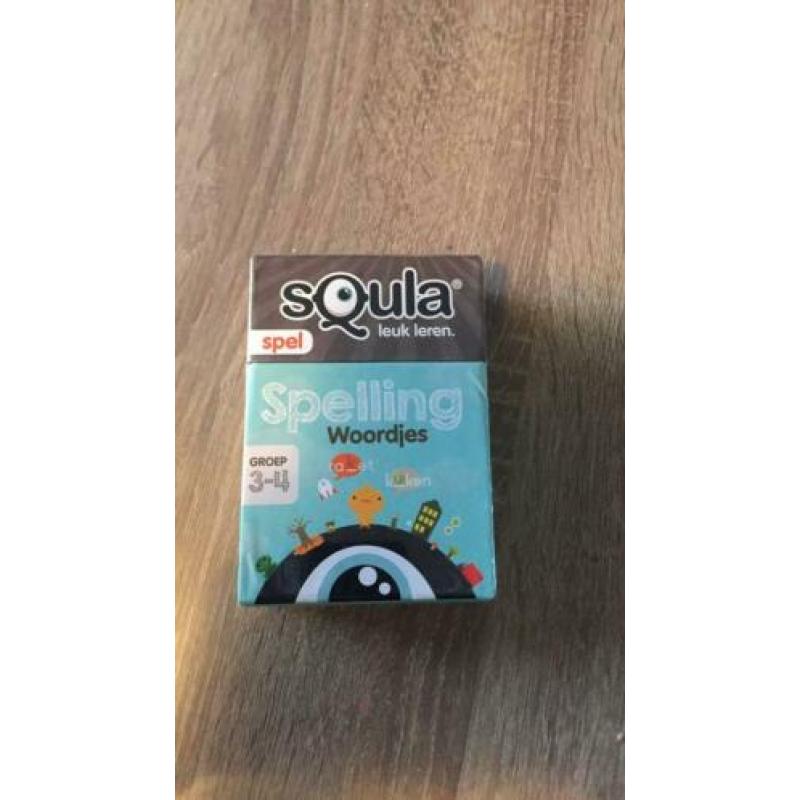 Squla spelling woordjes kaart spel nieuw!!